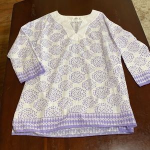 Vineyard Vines XL Tunic with 3/4 sleeves